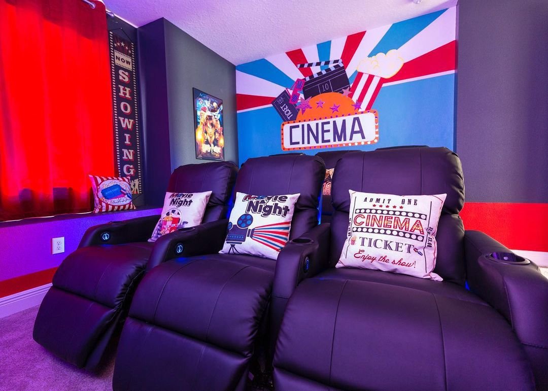 Home Theater Red