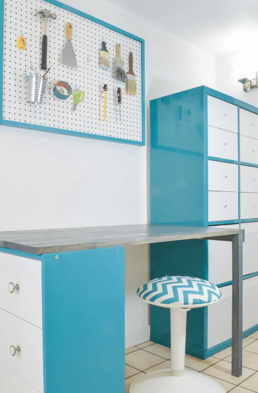 ikea kallax και κομοδίνο