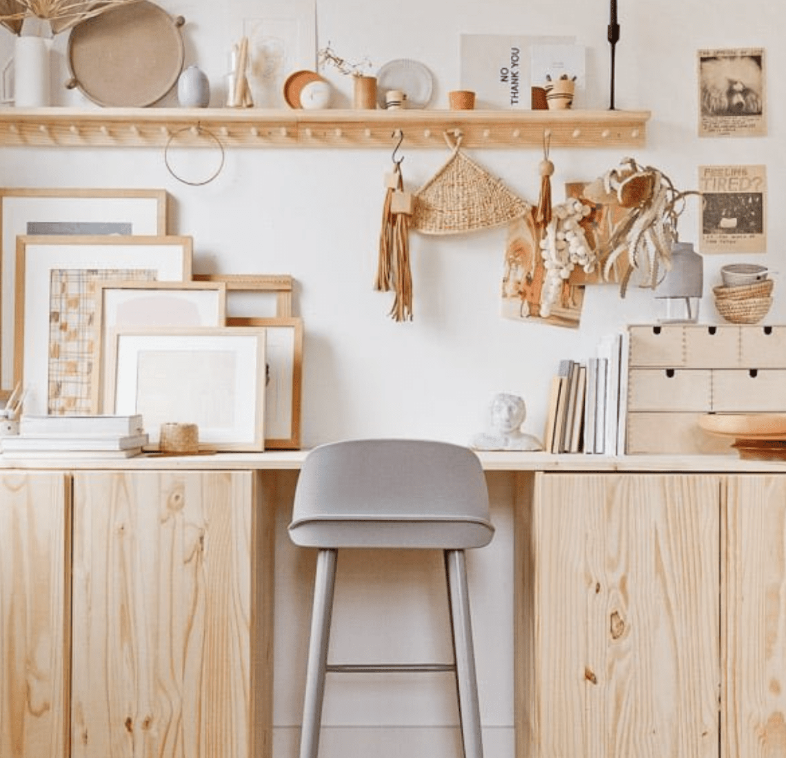 ξύλινο γραφείο ikea