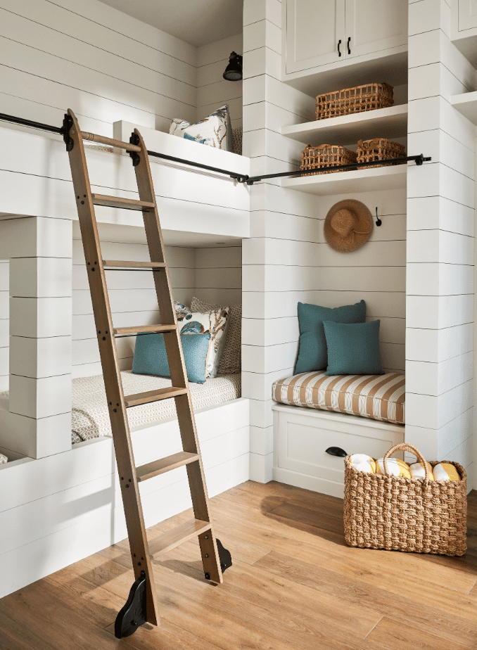 shiplap στην κρεβατοκάμαρα