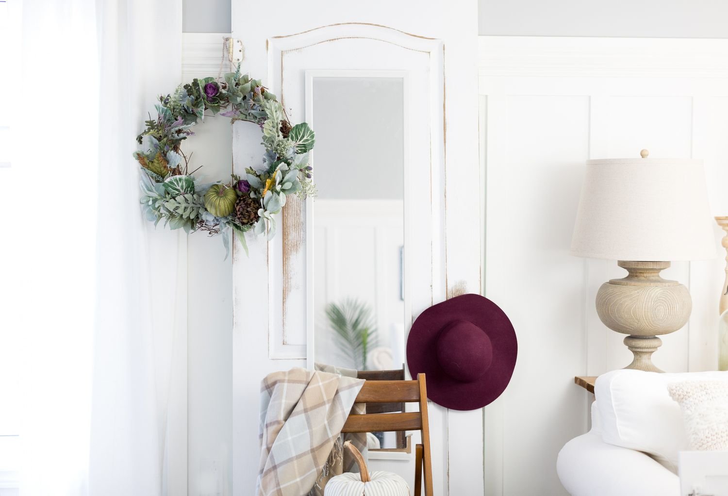 φθινόπωρο στεφάνι diy