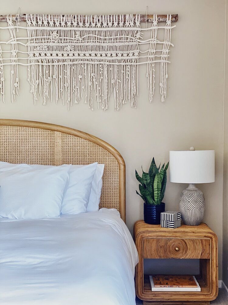 boho-style υπνοδωμάτιο διακόσμηση τοίχου ιδέες