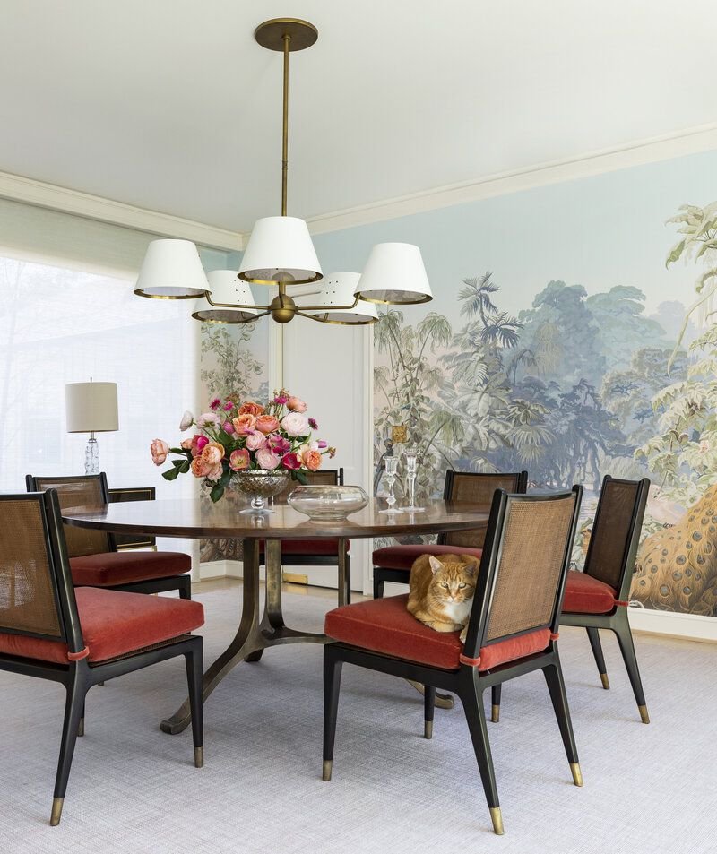 τραπεζαρία τραπέζι floral centerpiece ιδέες