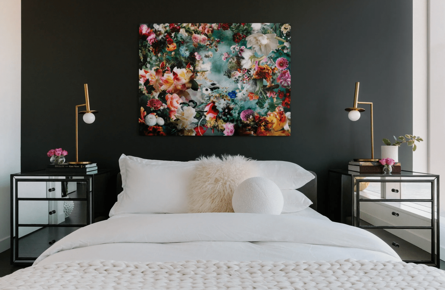 πολύχρωμη floral art