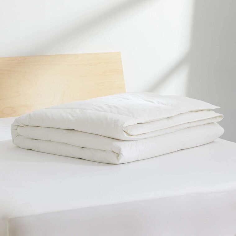 Brooklinen All Season Luxury πουπουλένιο πάπλωμα, 100% φυσικό καναδικό ένθετο πάπλωμα πάπιας – 700 Fill Power, 100% βαμβακερό σατέν κέλυφος, κατασκευή κουτιού διαφράγματος, πάπλωμα πλήρους/queen size | Καλύτερος παρηγορητής - Image 4