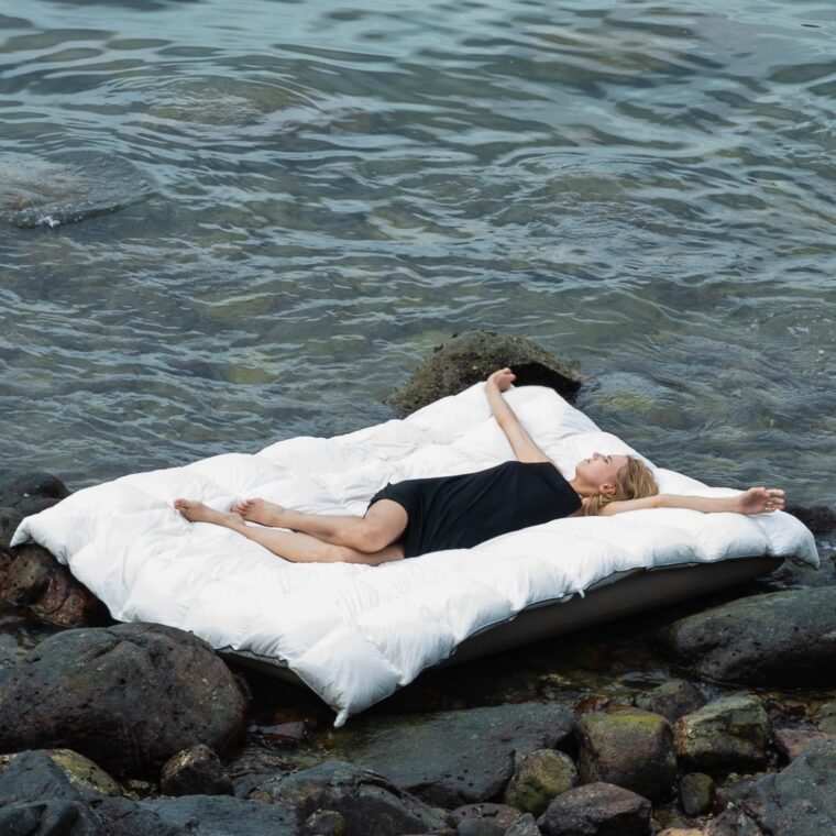 Hungarian Goose Down Comforter King Size - 800 Fill Power Πάπλωμα για όλες τις εποχές - Ελαφρύ & αφράτο, μέτρια ζεστασιά - King 90 x 106 - Image 7