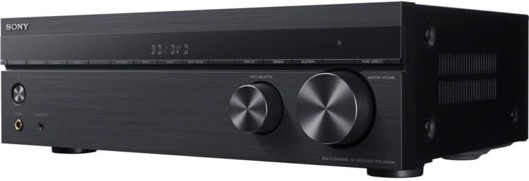 Sony STRDH590 Δέκτης οικιακού κινηματογράφου Surround 5.2 καναλιών: Δέκτης AV 4K HDR με Bluetooth, Μαύρο