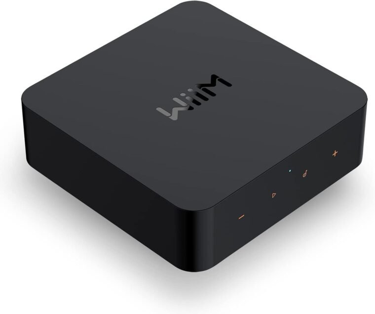 WiiM Pro AirPlay 2 Receiver, Google Cast Audio, WiFi Multiroom Streamer, Συμβατό με Alexa, Siri και Google Assistant, ροή ήχου υψηλής ανάλυσης από Spotify, Amazon Music, Tidal και άλλα
