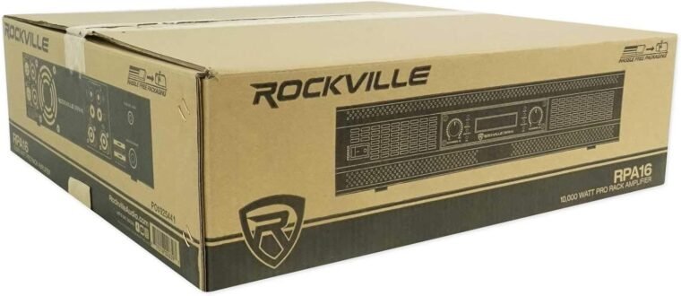 Rockville RPA14 10000W Peak / 3000W RMS Ενισχυτής ισχύος 2 καναλιών, δυνατότητα τοποθέτησης σε rack - Ιδανικό για ζωντανό ήχο, επαγγελματικό ήχο, DJs - Image 7