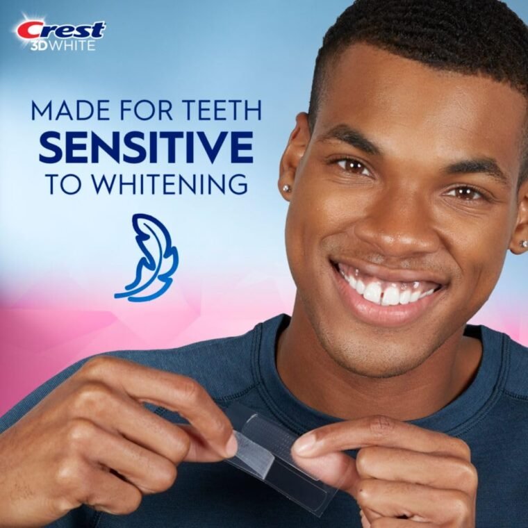Κιτ λεύκανσης δοντιών Crest 3D Whitestrips Sensitive at-home, 18 θεραπείες, αφαιρεί απαλά λεκέδες 15 ετών, Crest Whitestrips, Κιτ λεύκανσης δοντιών - Image 3