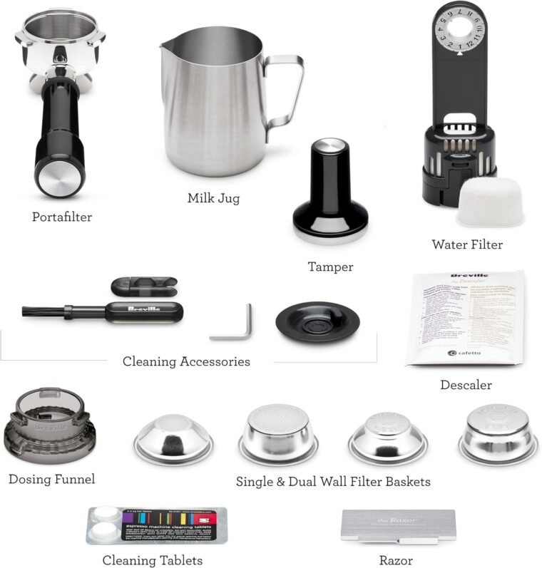 Μηχανή εσπρέσο Breville BES870XL, One Size, Βουρτσισμένο από ανοξείδωτο ατσάλι - Image 7