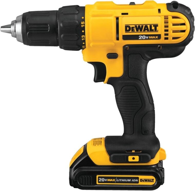 Τρυπάνι και κρουστικός οδηγός μπαταρίας DEWALT 20V MAX, Combo Kit ηλεκτρικών εργαλείων με 2 μπαταρίες και φορτιστή (DCK240C2) - Image 10