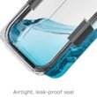Σετ δοχείων αποθήκευσης φαγητού Rubbermaid Brilliance Free 44 τεμαχίων, αεροστεγές, στεγανό, με καπάκια για προετοιμασία γευμάτων, μεσημεριανό γεύμα και υπολείμματα - Image 5