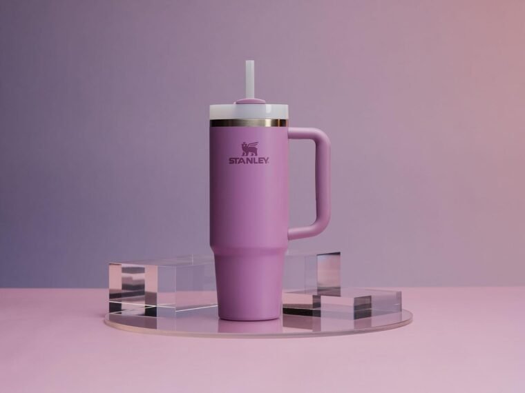Stanley Quencher H2.0 Tumbler with Handle & Straw 30 oz | Twist On 3-Way Καπάκι | Ποτηροθήκη συμβατή για ταξίδια | Μονωμένο κύπελλο από ανοξείδωτο χάλυβα | Χωρίς BPA | Πασχαλιά - Image 8