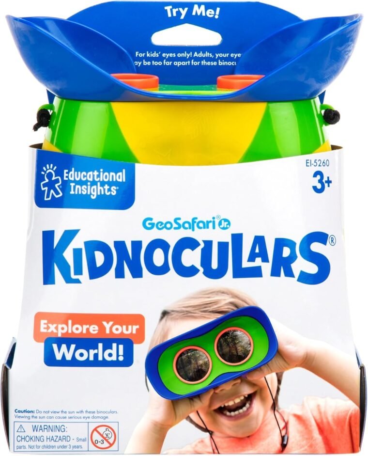 Educational Insights GeoSafari Jr. Kidnoculars - Κιάλια για παιδιά ηλικίας 3+, STEM και παιχνίδια εξωτερικού χώρου για νήπια, δώρα για νήπια, εκπαιδευτικά παιχνίδια για παιδιά - Image 8
