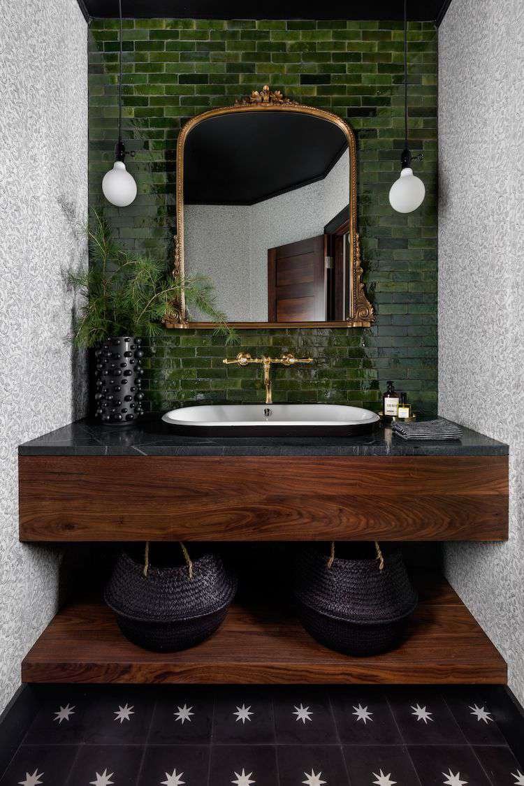 backsplash πλακάκι τοίχο έμφασης
