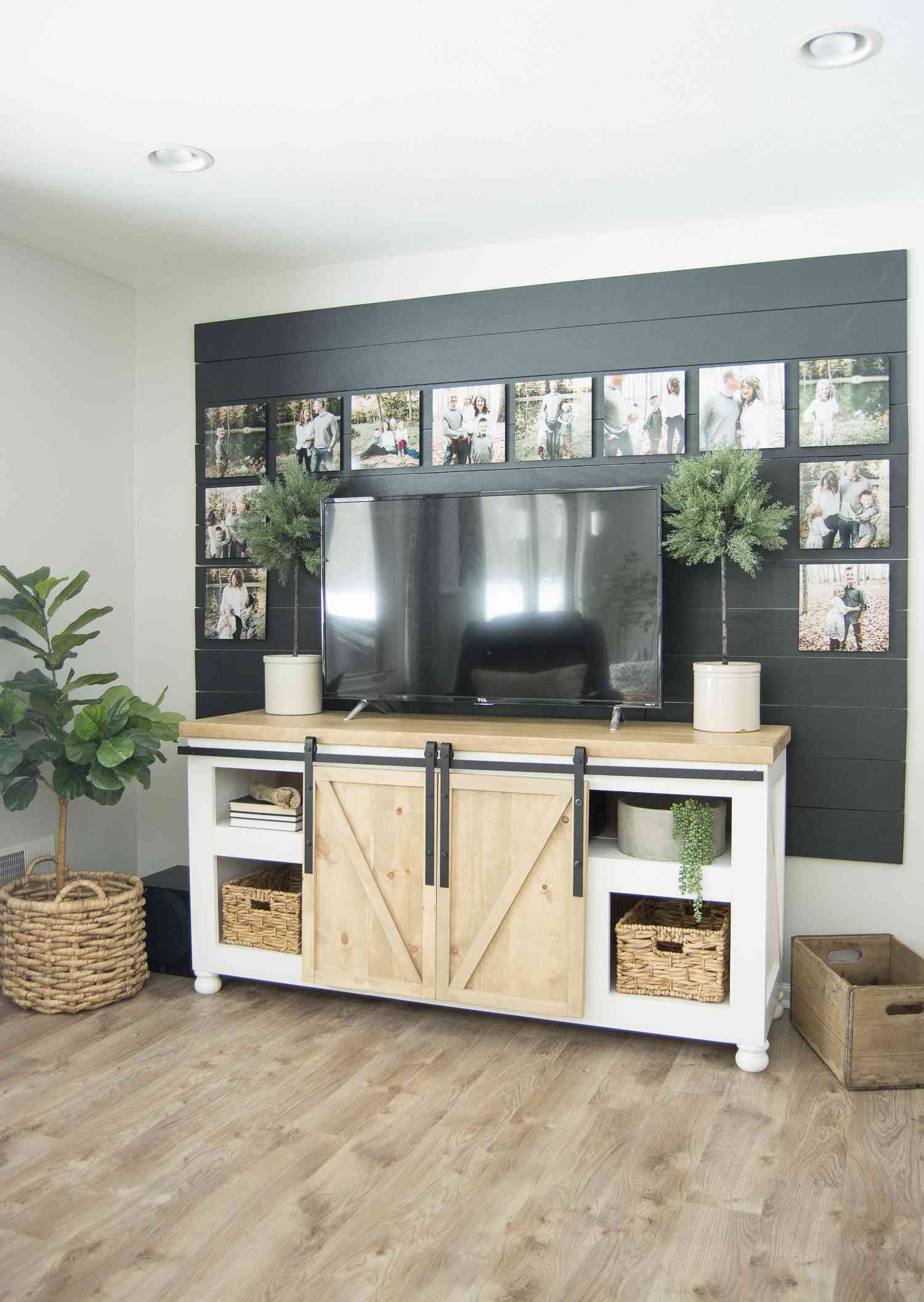 shiplap tv wall ideas