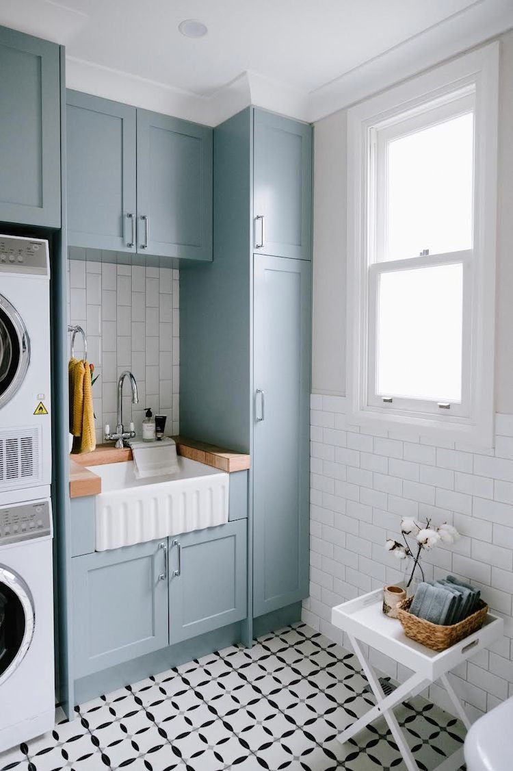 μικρές ιδέες backsplash δωμάτιο πλυντηρίου