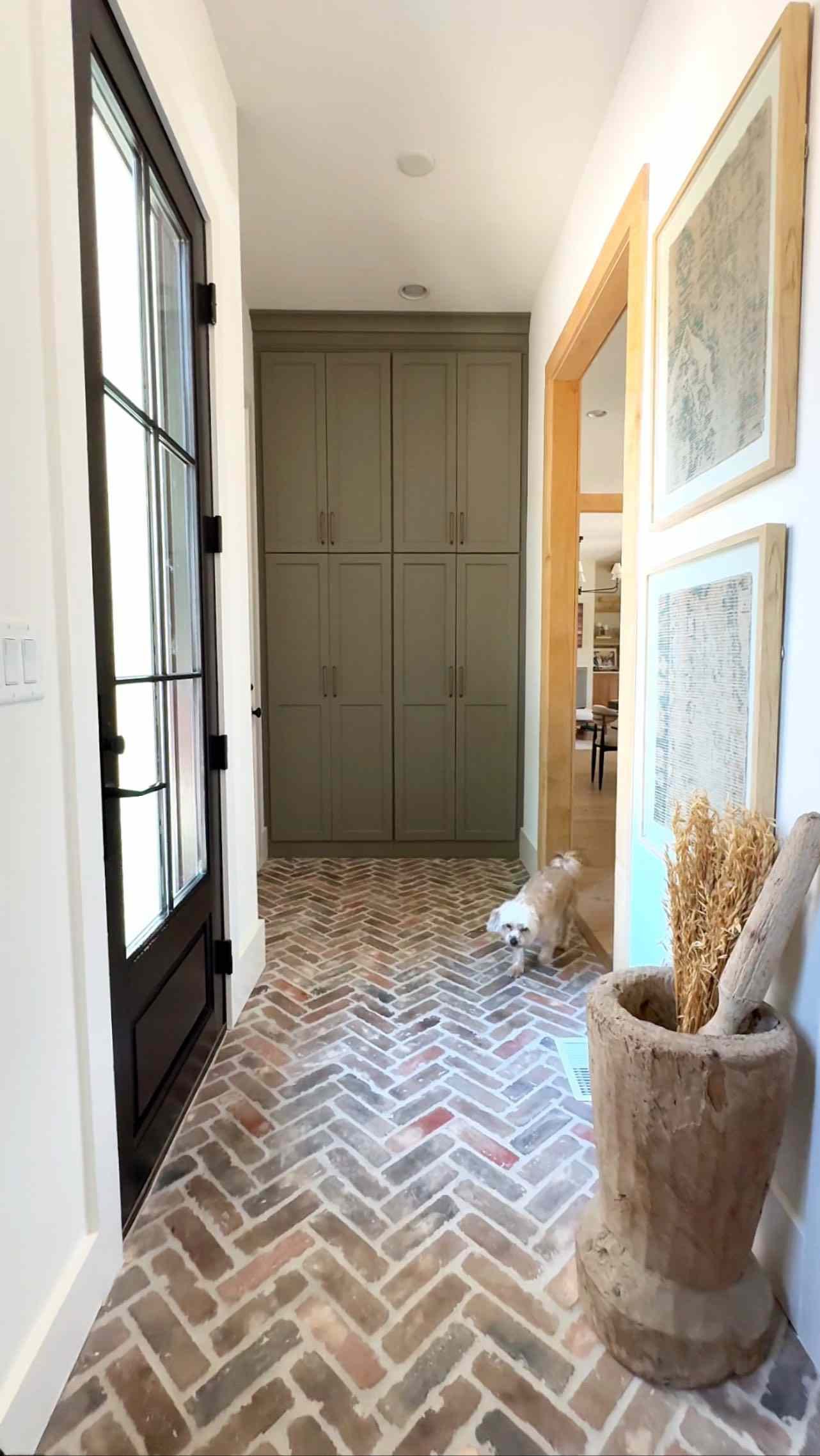 ψαροκόκαλο πλακάκι δαπέδου από τούβλα