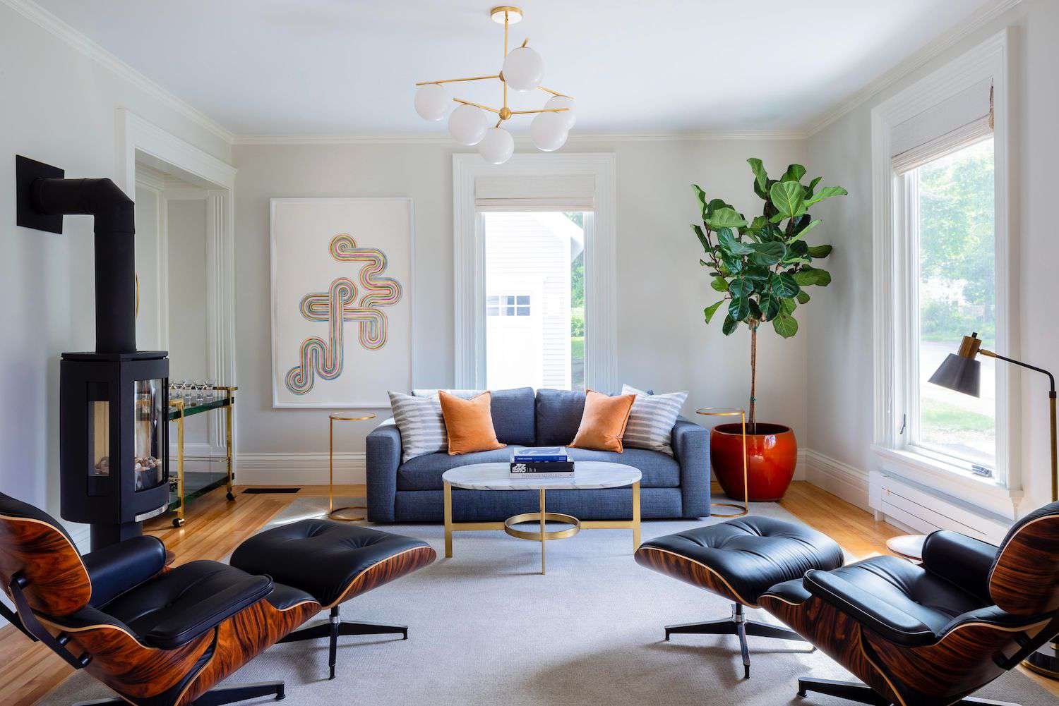 midcentury modern living room ideas