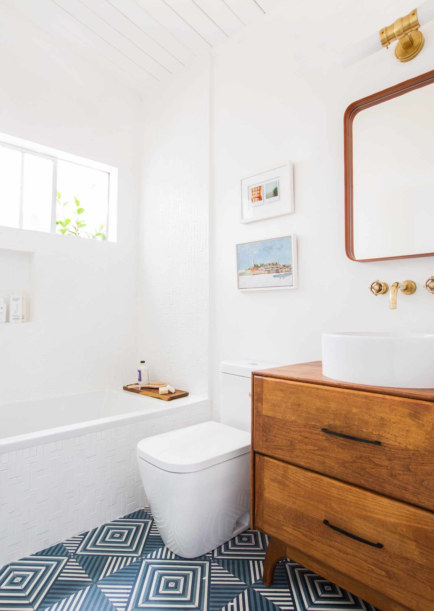 midcentury modern bathroom vanity ideas