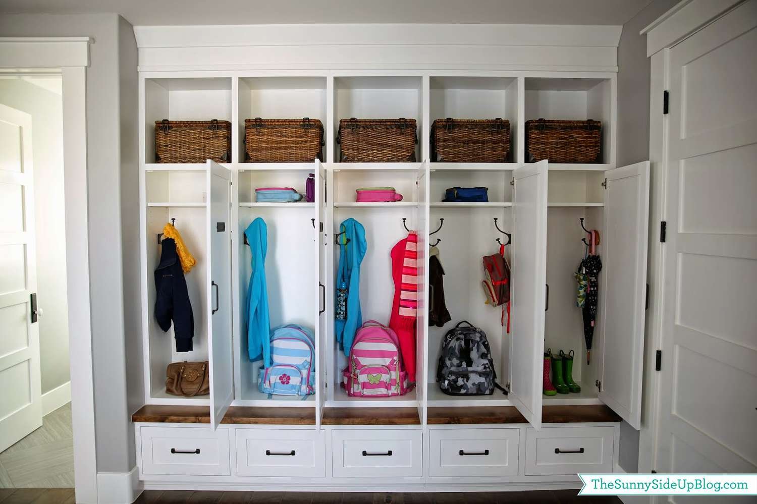 Mudroom cubbies αποθήκευσης