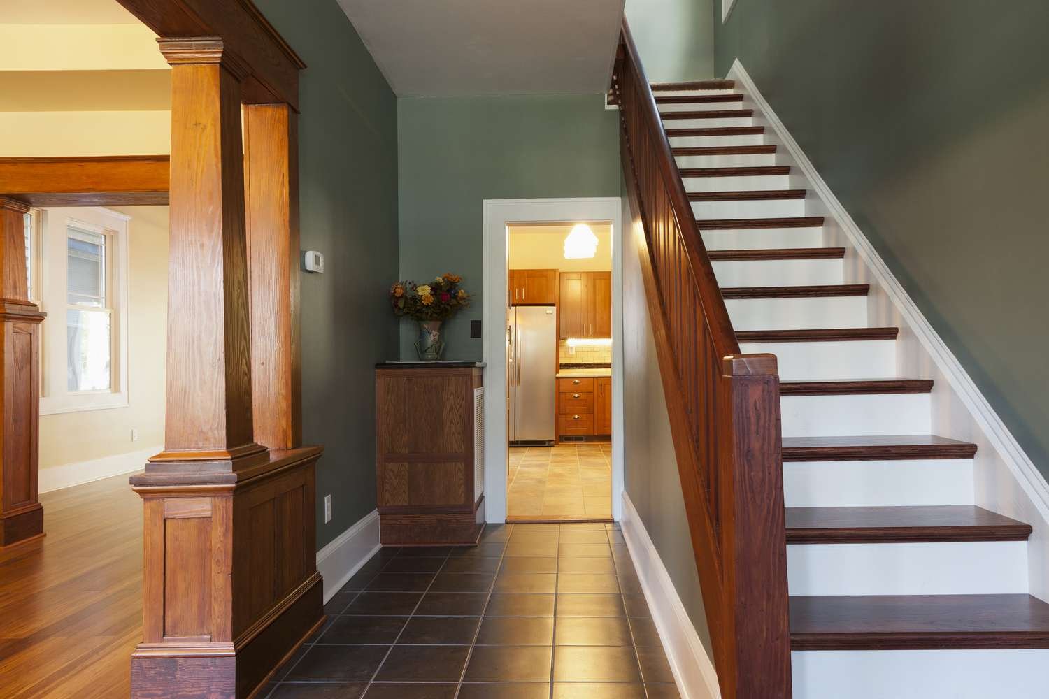straight staircase