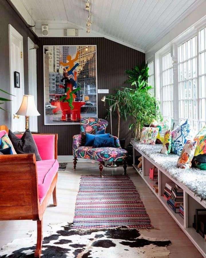 maximalist sitting room