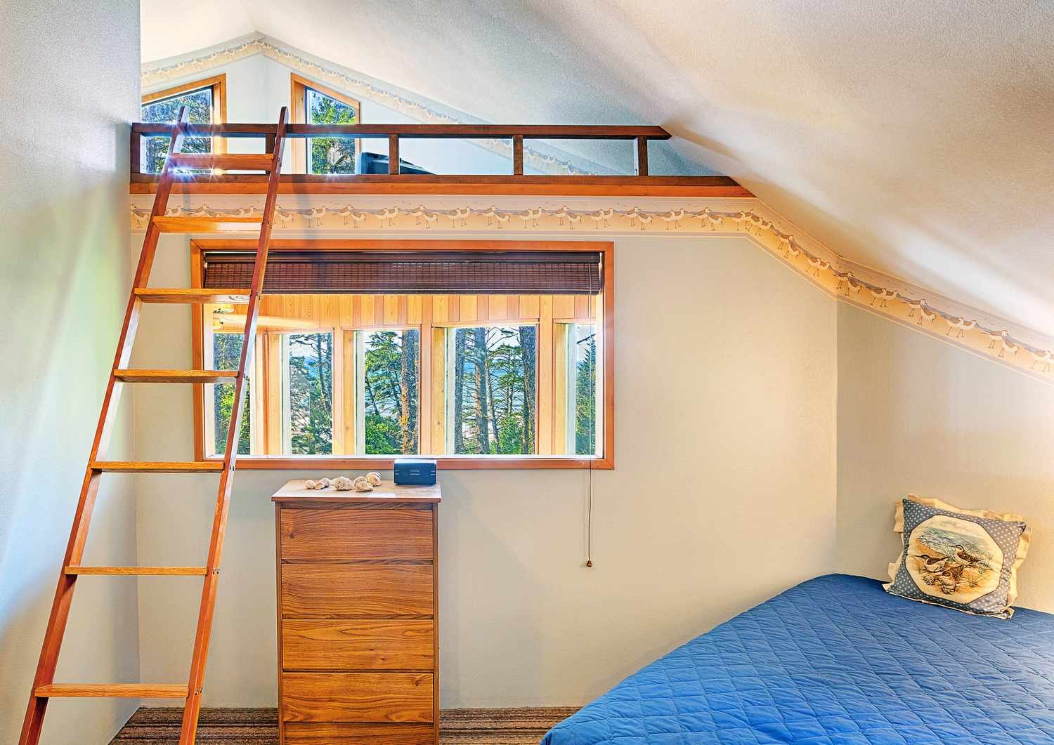 ladder stairs in room