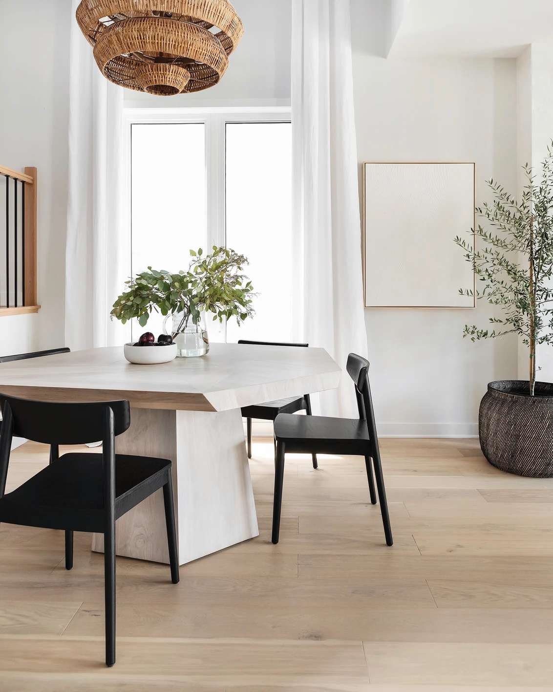 modern mediterranean dining room ideas