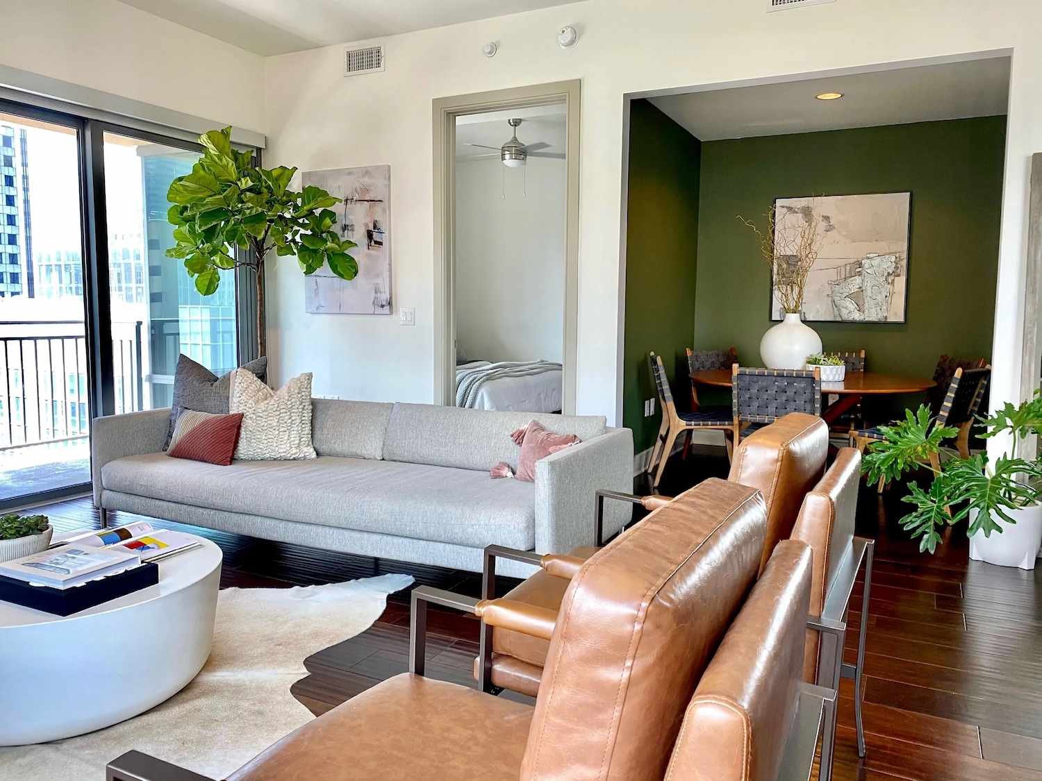 small apartment dining room nook