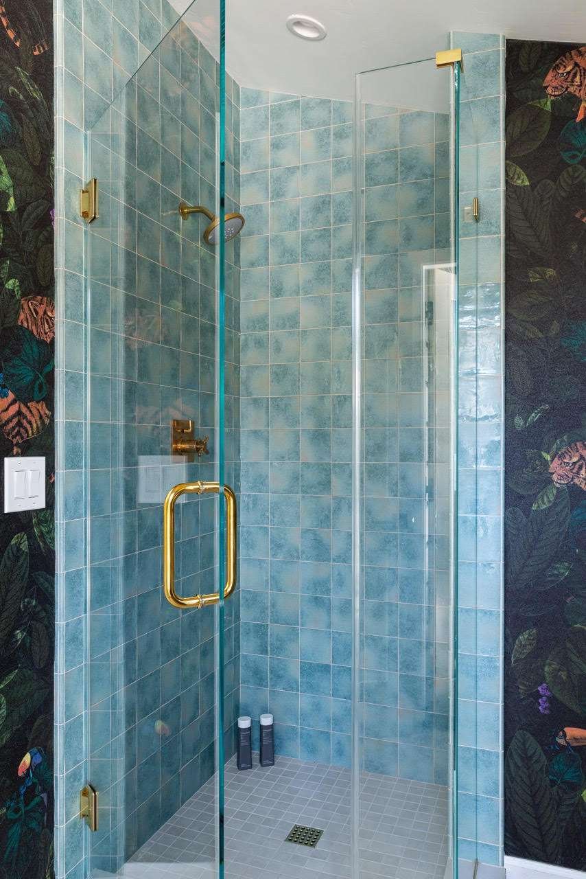 blue shower tile ideas