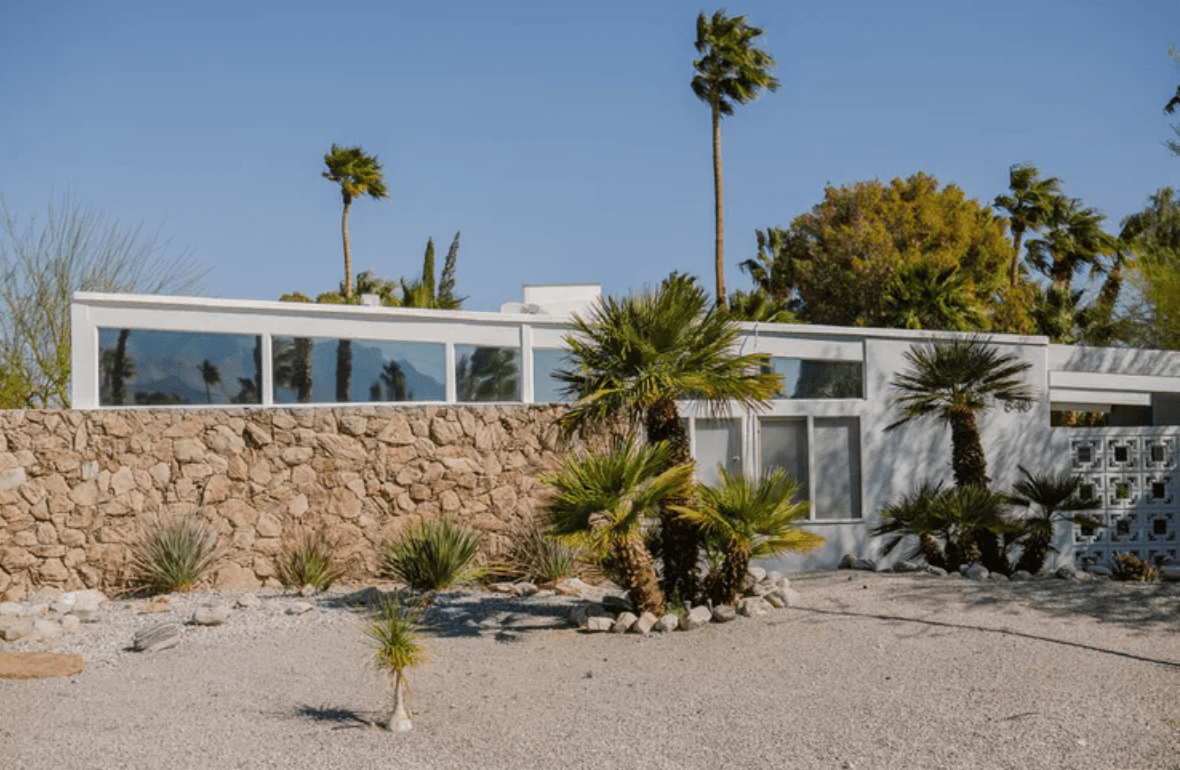 mid-century desert house