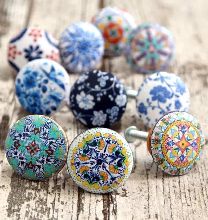 Boho style drawer knobs