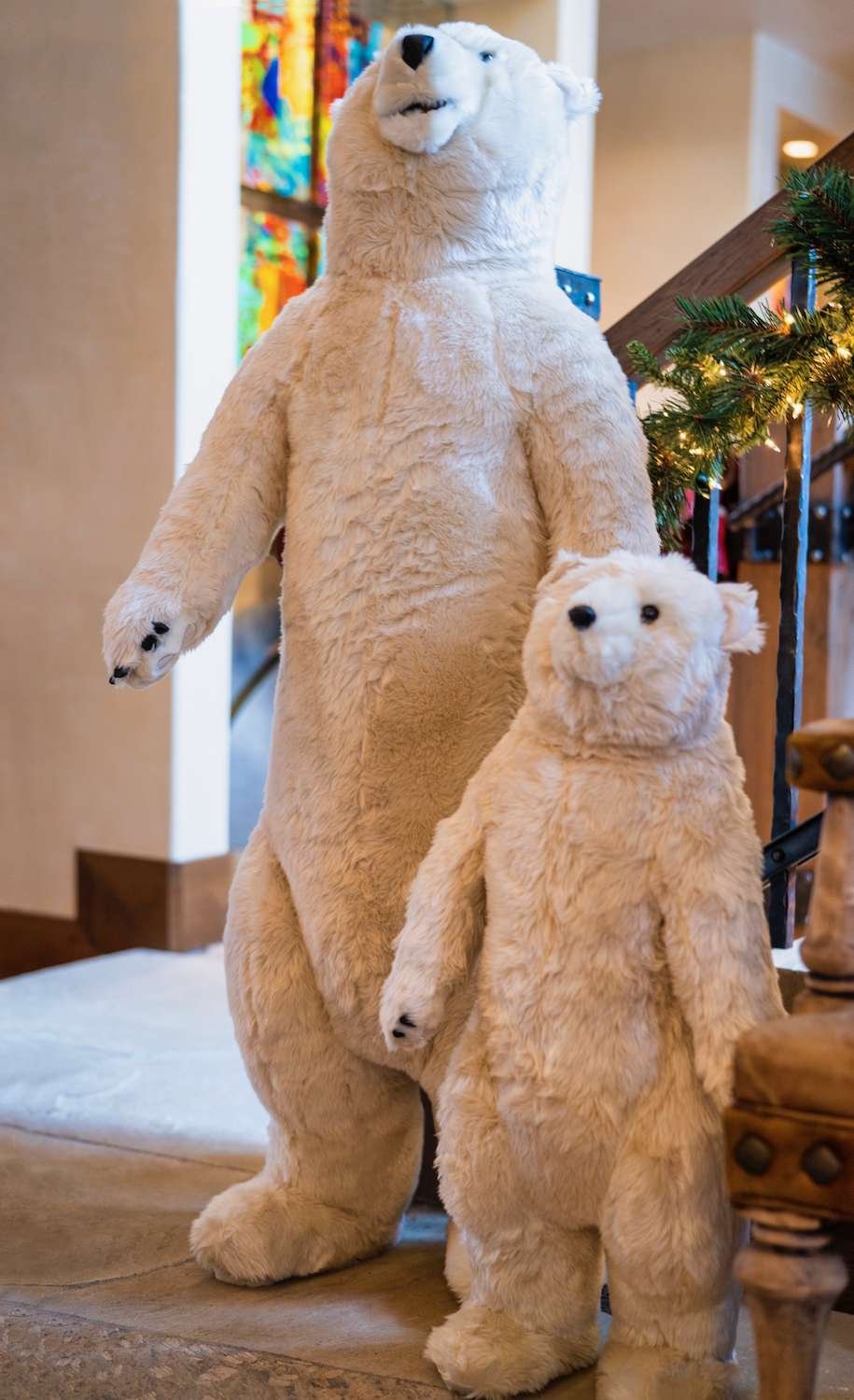 stuffed animal christmas decor