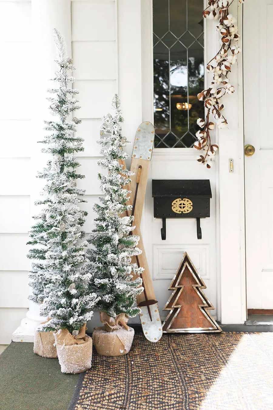 christmas front porch decor