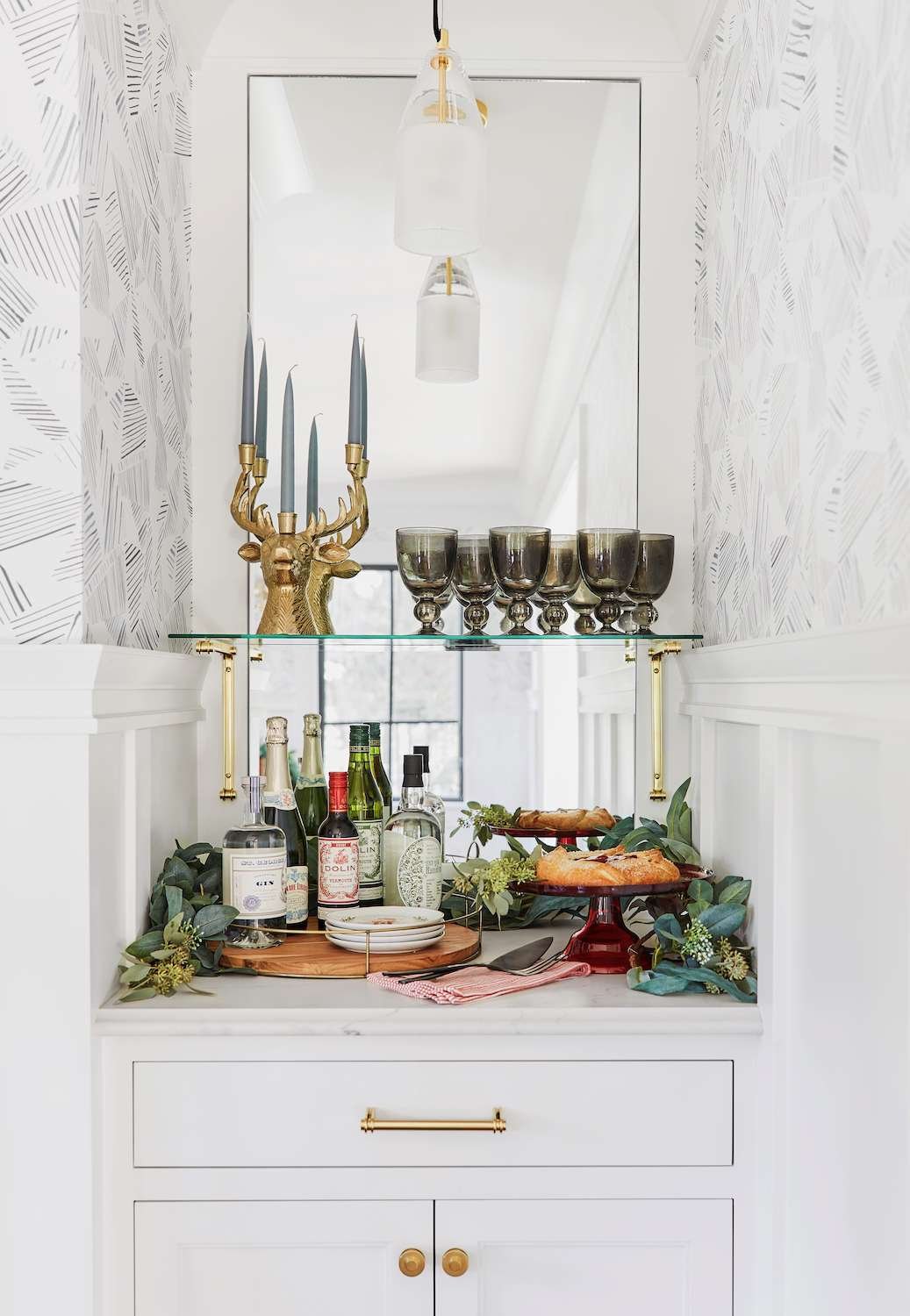 christmas home bar decorations