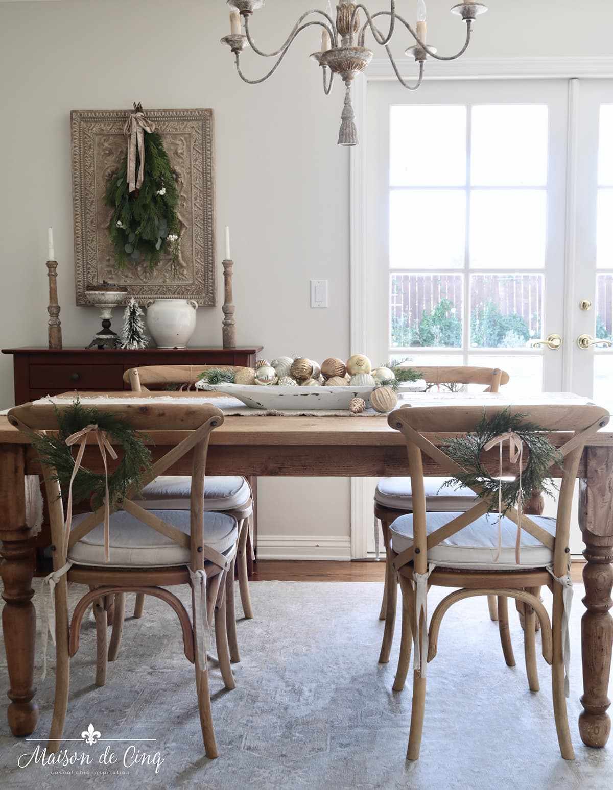 dining room christmas decor ideas