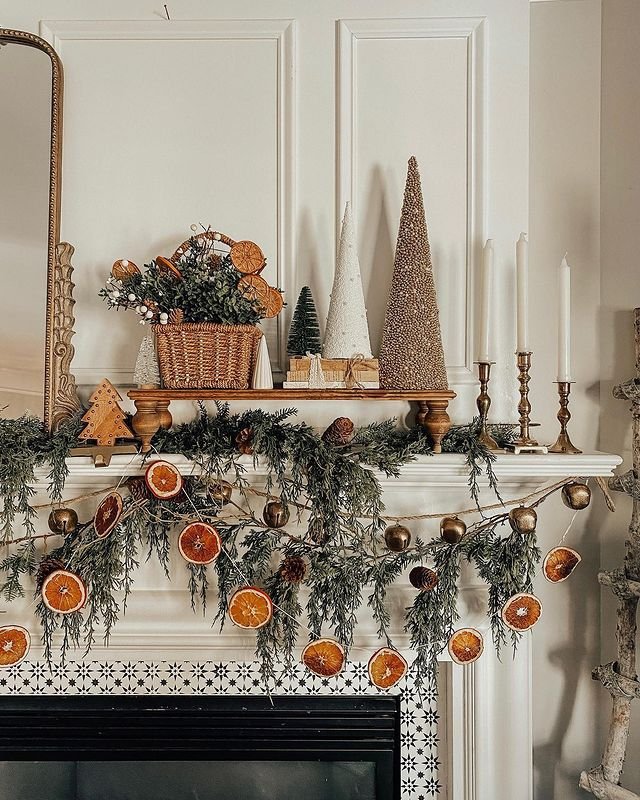 christmas mantel decorations