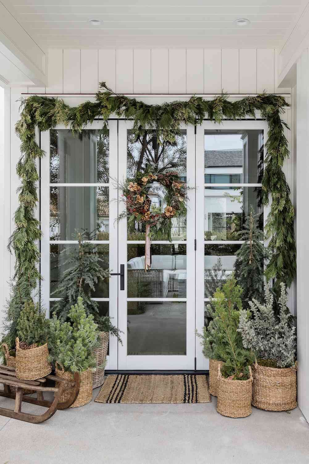 christmas decorations front door