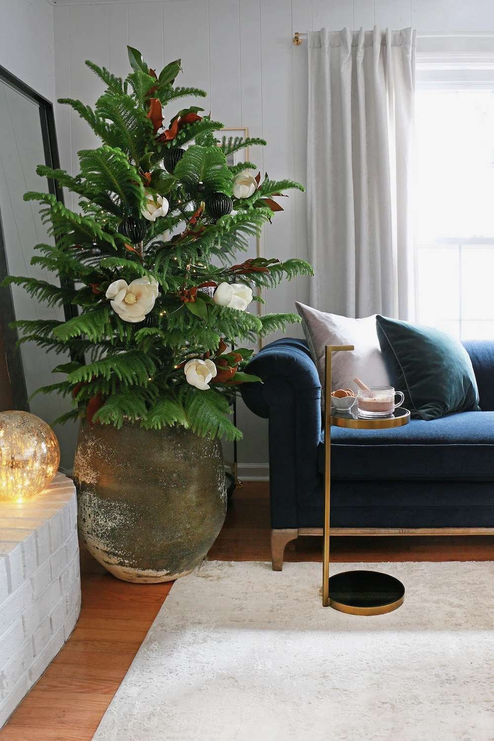 floral christmas tree decoration ideas