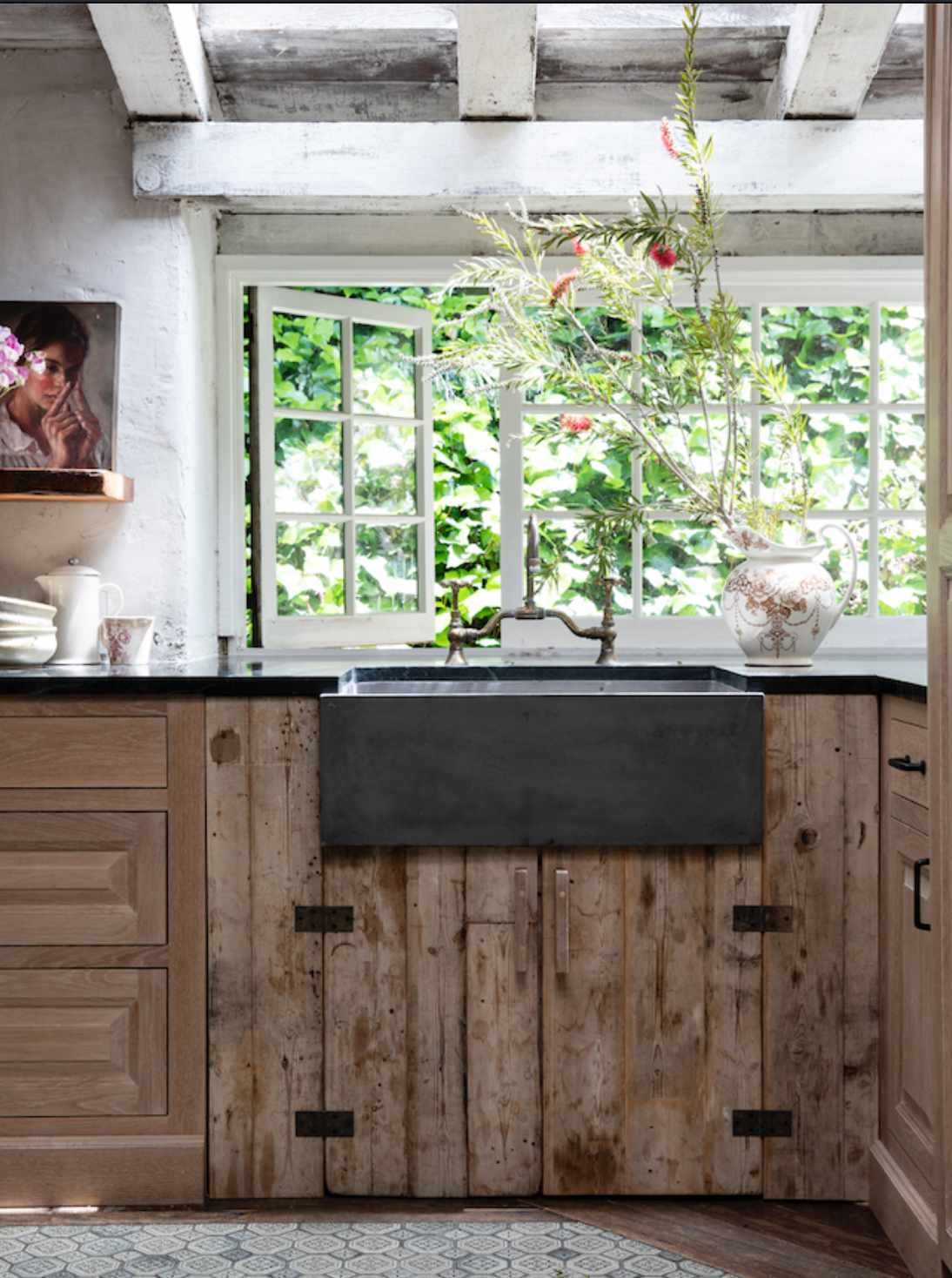 rustic cottage kitchen