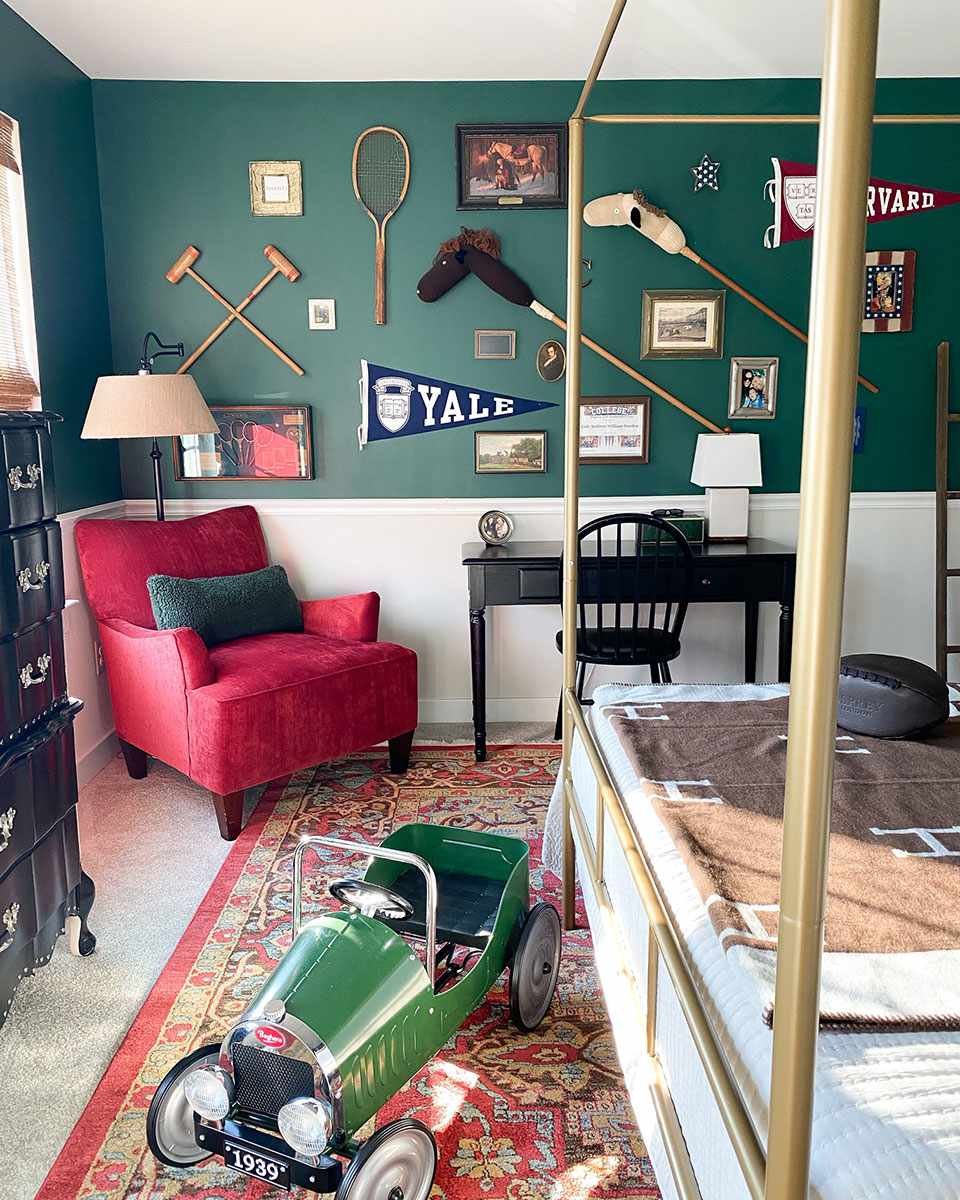 green kids' room paint ideas