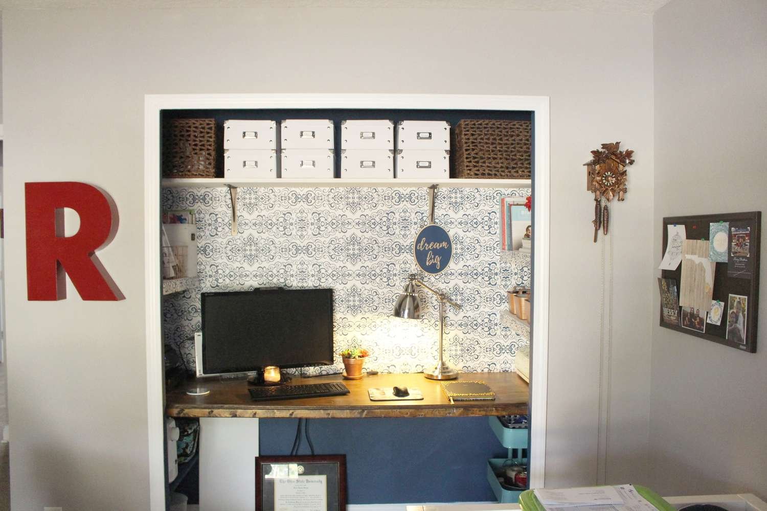 office in closet