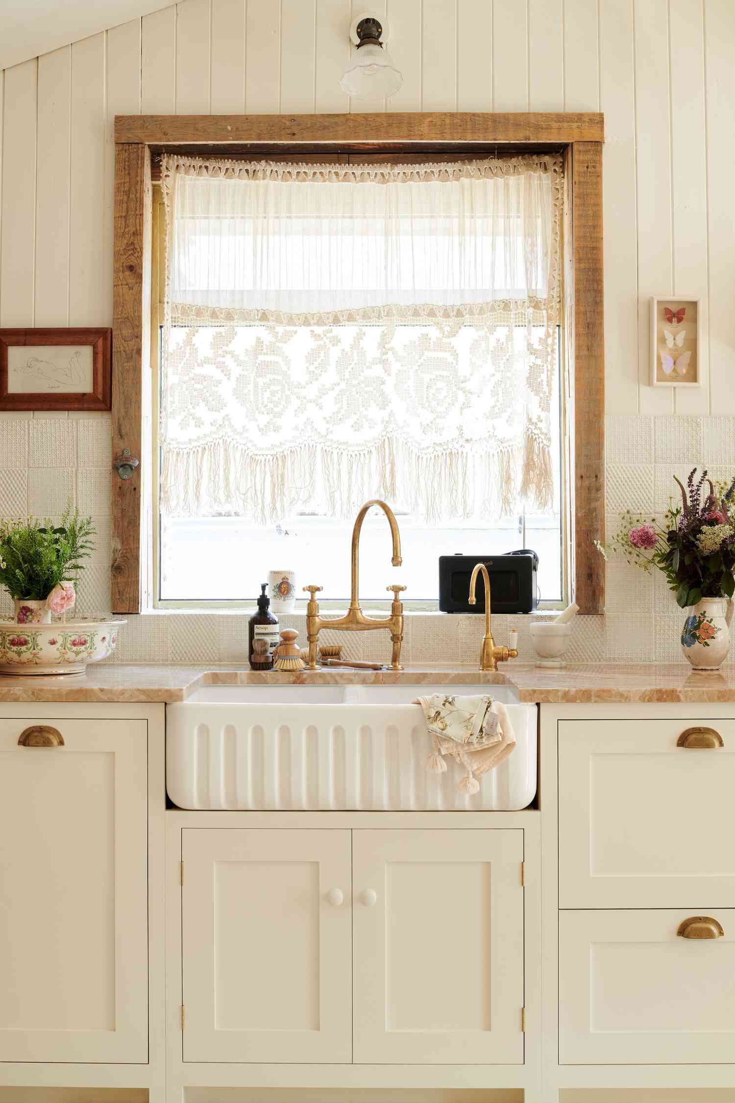 country kitchen window